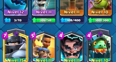 Conta de clash Royale, bem upada