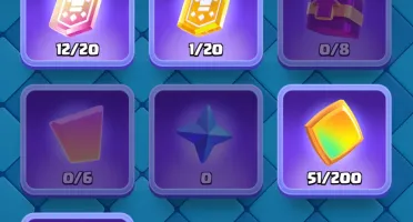 Conta de clash Royale, bem upada