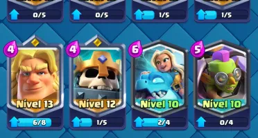 Conta de clash Royale, bem upada
