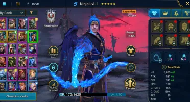 Raid shadow legends conta, com muita energia e bons épicos.