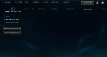 conta lol level 30 unranked