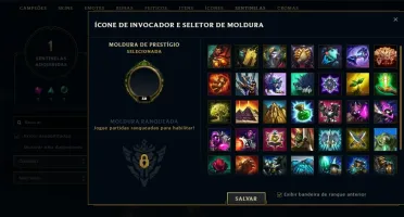 conta lol level 30 unranked