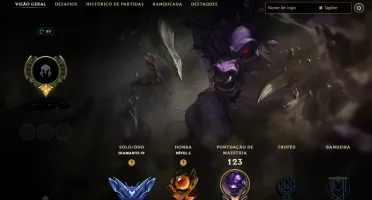Conta Lol diamante 4 65 pdl, 82 champs, honra 5, bom mmr