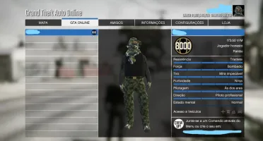 UP GTA ONLINE PC │ 1 BILHÃO │ LVL 8000 │ MELHOR PREÇO DA DFG