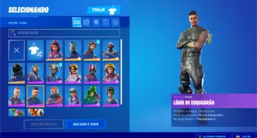 CONTA FORTNITE SEASON 3 - CAP1 COMPLETA E OUTROS ITENS
