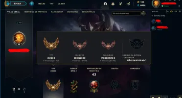 Conta league of legends