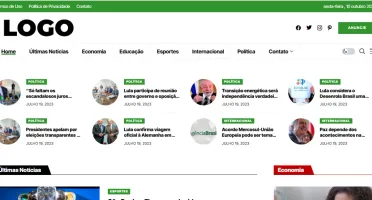 Script WordPress Web Site Portal de Notícias Completo Top