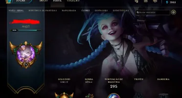 CONTA LOL OURO 4