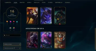 CONTA LOL OURO 4