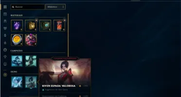 Conta Bronze 4 com 6 Skins e 27 Champs