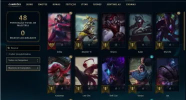 Conta Bronze 4 com 6 Skins e 27 Champs