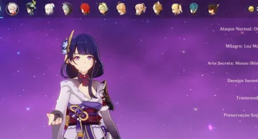 Conta Genshin AR 58 região NA - 11 5*, DPS fortes