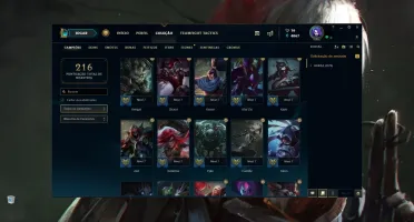 Conta D3 com diversas skins