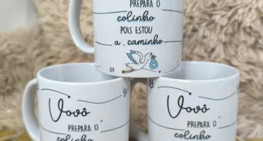 Caneca Personalizada para Anúncio de Nascimento