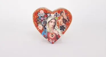 Quadro Box Sagrado Coração de Maria