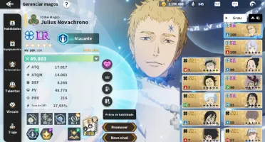 Black Clover M - Ranque 22, Julius C5 e a arma C5 + Noelle