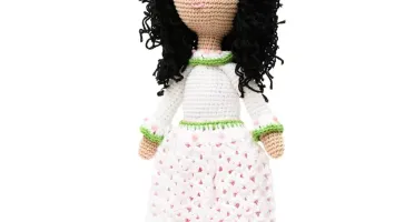 Boneca Prenda em amigurumi
