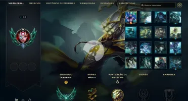 Conta Platina 4 - Smurf LOL (league of legends) ELOMOON
