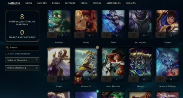 Conta Platina 4 - Smurf LOL (league of legends) ELOMOON