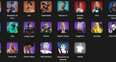 Conta de fortnite com lara croft + 20 skin