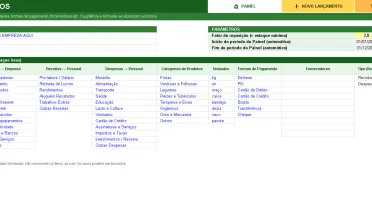 Planilha Completa De Gestão Pessoal E Empresarial