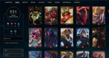 Conta ouro 1 com Rammus Rei e Riven Campeonato 2012 MAIN ADC