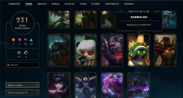 Conta ouro 1 com Rammus Rei e Riven Campeonato 2012 MAIN ADC