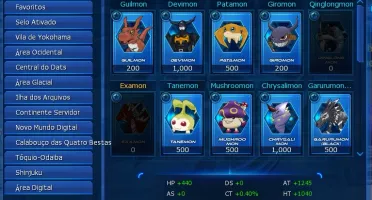 CONTA LADMO TAMER LVL 130 HIKARI SERVER OMEGAMON