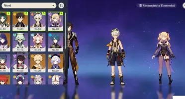 Conta XIAO + JADE, ZHONGLI + PRISMÁTICA e +