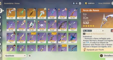 Conta XIAO + JADE, ZHONGLI + PRISMÁTICA e +