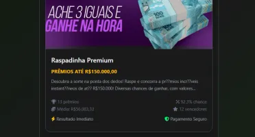 Sistema De Raspadinha Online - 2025