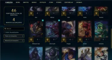 Unrnaked com 35 Champs e 3 Skins