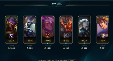 CONTA DE LOL UNRANKED C/ KATARINA ACADEMIA DE BATALHA