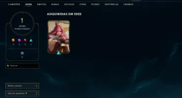 CONTA DE LOL UNRANKED C/ KATARINA ACADEMIA DE BATALHA
