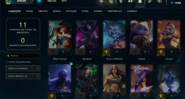 CONTA DE LOL UNRANKED C/ KATARINA ACADEMIA DE BATALHA