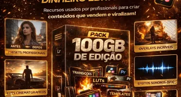 Pack 100Gb De Edição – Comece A Ganhar Dinheiro Editando