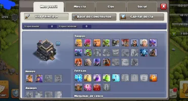 Conta Clash of Clans CV9 FULL