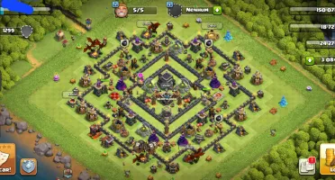 Conta Clash of Clans CV9 FULL