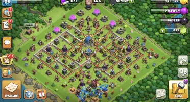 Conta Clash of clans cv 12