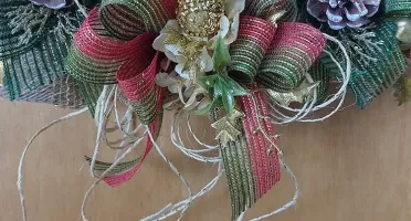 Guirlanda Rústica de Natal (60cm)