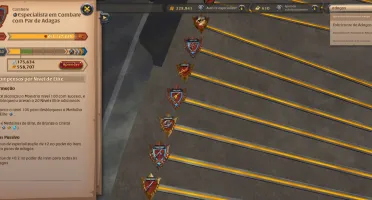 Conta albion 500m de fama,700+ adagas, amaldiçoado e fire.