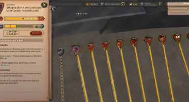 Conta albion 500m de fama,700+ adagas, amaldiçoado e fire.
