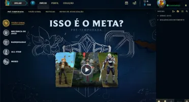 Conta de lol com mais de 40 champ, 27 skins