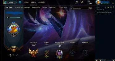 Conta de lol com mais de 40 champ, 27 skins