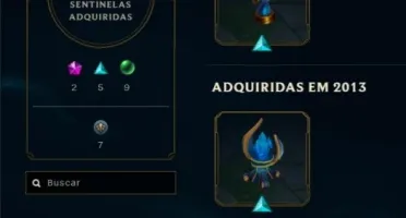 Conta LoL de 2012