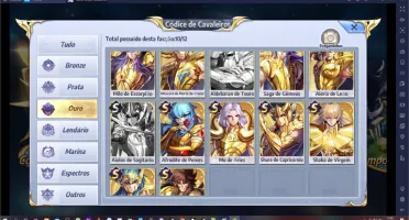 Conta Saint Seiya Awakening top