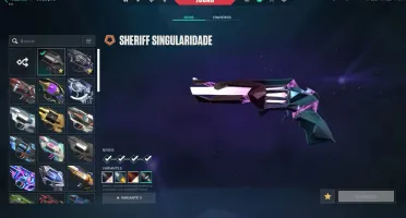 Conta Com Leque Flamejante