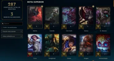 conta lol, plat 4, mais de 20k de essencia azul