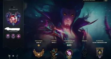 Conta LOL gold4 331 skins 42 skins lendárias todos champs
