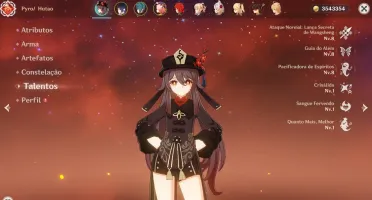 HUTAO+ STAFF OF HOMA +YELAN+JEAN+ESPADA CELESTIAL+MONA